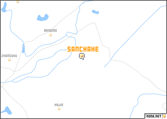 map of Sanchahe