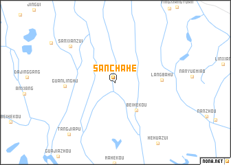 map of Sanchahe