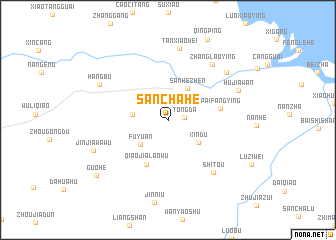 map of Sanchahe