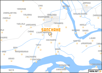 map of Sanchahe