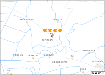 map of Sanchahe