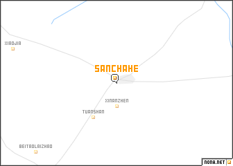 map of Sanchahe