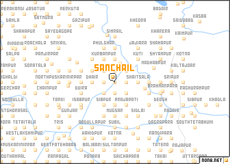map of Sanchāil
