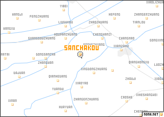 map of Sanchakou
