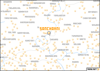 map of Sanch\