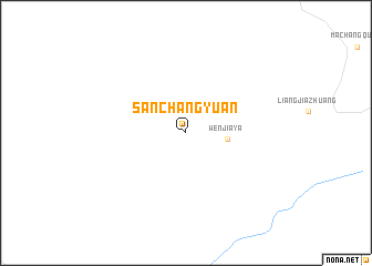 map of Sanchangyuan