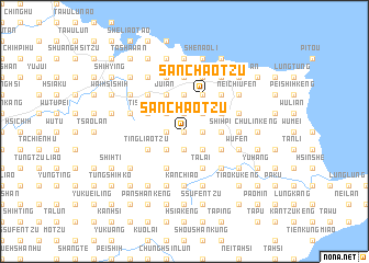 map of San-chao-tzu