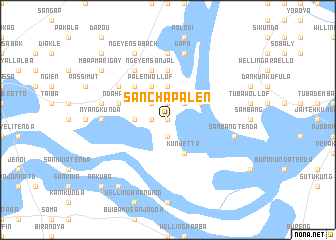 map of Sancha Palen