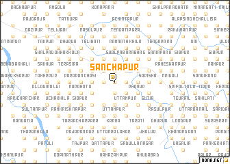 map of Sanchāpur