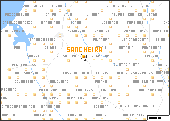 map of Sancheira