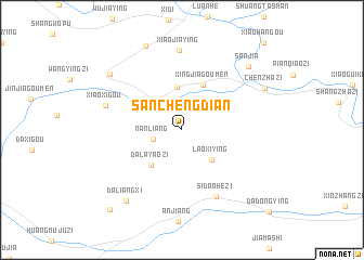 map of Sanchengdian