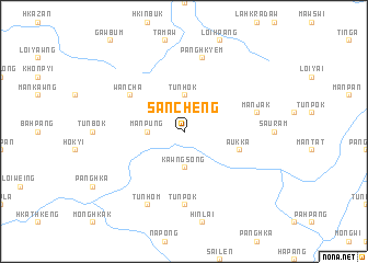 map of Sancheng