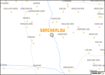 map of Sanchenlou