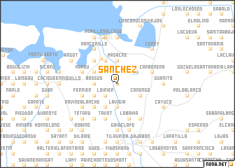 map of Sánchez