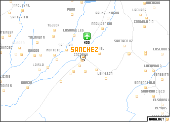 map of Sánchez