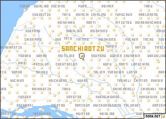 map of San-chiao-tzu