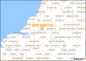 map of San-chiao-tzu