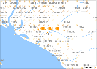 map of San-chien-wu