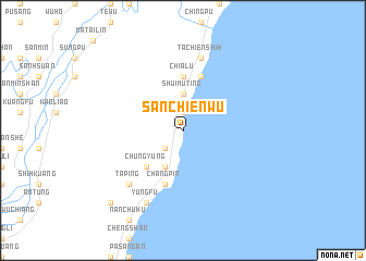 map of San-chien-wu