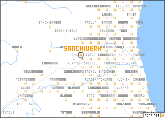 map of San-chiu-erh