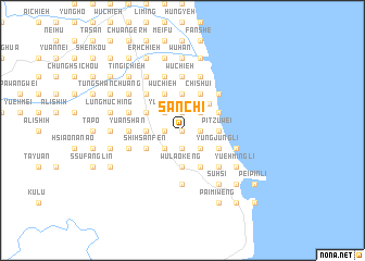 map of San-ch\