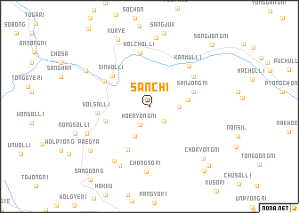 map of Sanch\