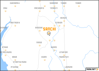 map of Sanchi