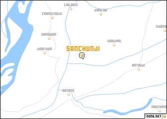 map of Sanchunji