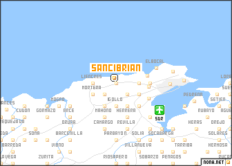 map of Sancibrián