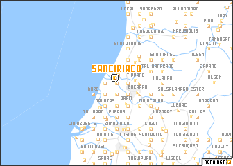 map of San Ciriaco
