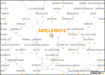 map of San Clemente