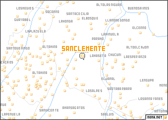 map of San Clemente