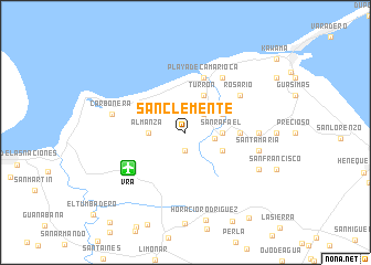 map of San Clemente