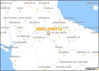 map of San Clemente