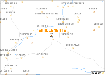 map of San Clemente