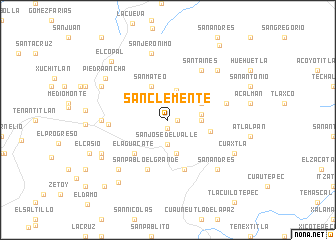 map of San Clemente