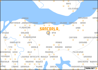 map of Sancorlá
