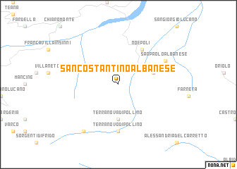 map of San Costantino Albanese