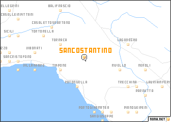 map of San Costantino