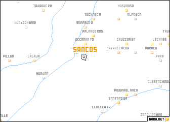 map of Sancos