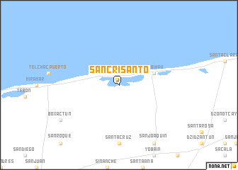 map of San Crisanto