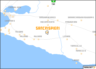 map of San Crispieri