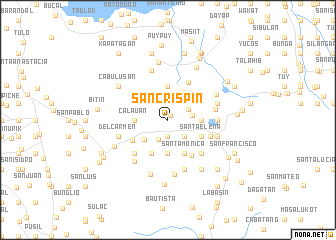map of San Crispin