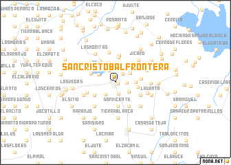 map of San Cristóbal Frontera