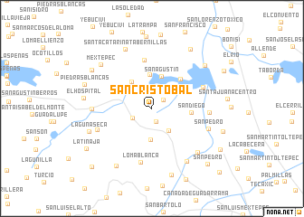 map of San Cristóbal