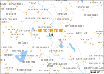 map of San Cristóbal