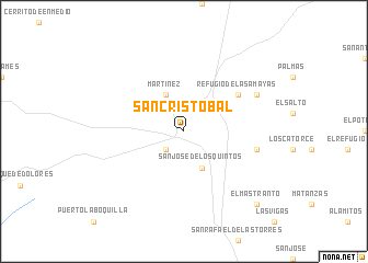 map of San Cristóbal