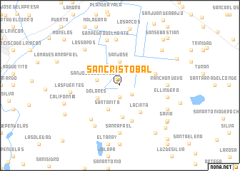 map of San Cristóbal