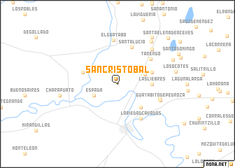 map of San Cristóbal