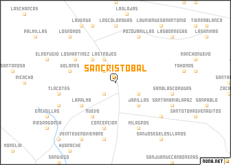 map of San Cristóbal